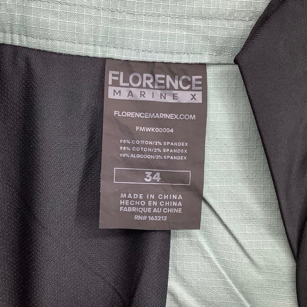 NEW! Florence Marine X Size 34 Traveler Short Sage Green Swim $65 msrp A20-1 - Picture 4 of 10